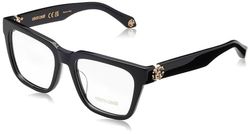 Roberto Cavalli Eyeglass Frame VRC026M Shiny Black 54/18/135 Unisex Adultos Gafas