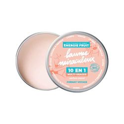 ENERGIE FRUIT - Baume miraculeux 10 en 1 format voyage - Multi-usages Corps & Visage - Monoï - BIO certifié par ECOCERT