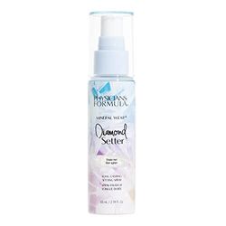 Physicians Formula Mineral Wear Diamond Setter, Make-Up Setting Spray with Weightless and Hydrating Formula, Iridescent Shimmer and Skin Blurring