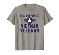 US Air Force Vietnam War Veteran T-shirt Maglietta