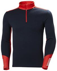 Helly Hansen LIFA Merino medelvikt 1/2 dragkedja herr marinblå