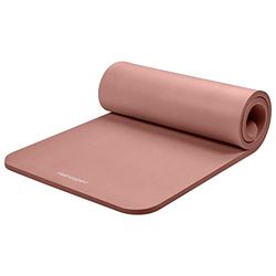 Retrospec Solana Yogamat 2,5 cm dik met nylon band voor mannen en vrouwen - antislip oefenmat voor thuis yoga, pilates, stretching, vloer en fitness workouts - roze
