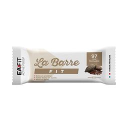 EAFIT LA BARRE FIT - Chocolat - 28 g - 33% de protéines - 98 Kcal par barre -Riche en protéines - Faible teneur en sucres - Riche en fibres