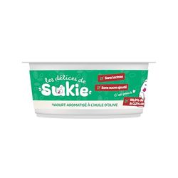 RIGA - Les Delices De Sukie Yaourt - Digestion - Friandises Chien - Snack Humide A l'huile d'olive - Yaourt Pasteurisé - sans Lactose, Sucre Ajouté - Gourmandise Naturelle Savoureuse - 110 g