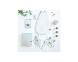 Nid d'ange esprit nature - blanc / vert - 80 cm