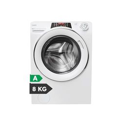 Candy RapidO RO1486DWMCT/1-S Lavadora 8 KG, 1400 RPM,Pantalla Smart Text, Panel Smart Touch, Wi-Fi, Snap & Wash, 16 Ciclos, 9 Rápidos, Motor Inverter, Función Vapor, Inicio Diferido 24H, 76 DB