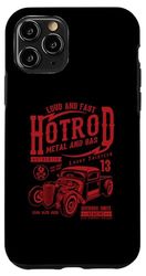 Hotrod, nostalgia per auto, design retrò invecchiato Custodia per iPhone 11 Pro