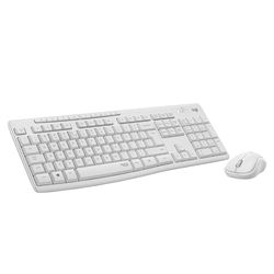 Logitech MK295 Silent Wireless Combo, QWERTY US International Layout - White
