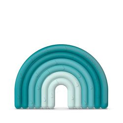 Suavinex, Anneau de Dentition en Silicone, pour Bébés +0 Mois. Anneau de Dentition Souple et Léger. Arc-En-Ciel, Bleu