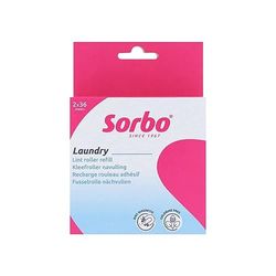 Sorbo Lint Roller, 36 Sheets, Chlorine-Free Sheets, 100% Recycled Plastic Body, Perfect for Quick and Easy Lint and Pet Hair Removal, Household Essential