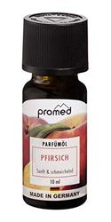 Huile de parfum Promed Pêche 10 ml pour diffuseur d'arômes, lampes à parfum, assainisseurs d'air, huiles aromatiques pour aromathérapie