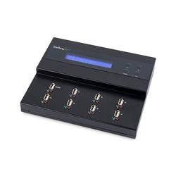 StarTech.com Clonador automático 1:7 para memórias USB, copiador de unidades de memória USB, cópia setor por setor de sistema e arquivos, 1,5 GB/min - Apagamento de 3 passos, ecrã LCD (USBDUP17)