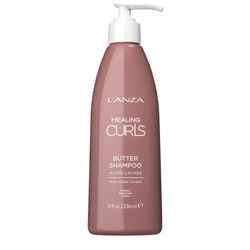 L'ANZA Healing Curls Butter Shampoo - Shampoo per Capelli Ricci, Sicuro sul Colore, Dona Freschezza e Morbidezza, Formula Priva di Parabeni e Solfati, 236 ml