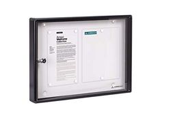Arregui PAN44 Aluminium and Methacrylate Notice Panel for 2 DIN A4 Sheets, Black