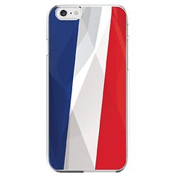 Shot Case Cover Silicone voor iPhone 6 / 6S Plus, Vlag Frankrijk, transparant, Gel, zacht