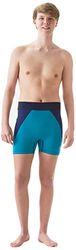 Splash About Le Short d’Incontinence pour Adultes ‘Splash Jammers’, Bleu Marine/Jade, X Petite (Taille 56-68 cm)
