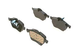Bosch BP171 - Brake Pads Car Front Axle - Bosch Quality - Reduced Noise and Dust - ECE-R90 Certified - Copper-Free - 1 Set of 4 Pads