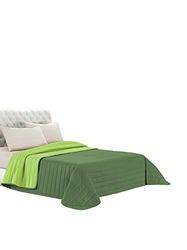 Edredão de verão elegante verde maçã/verde escuro, duplo