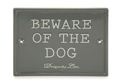 K&BZ DBL SEÑAL DE CERÁMICA Beware of The Dog 20 X 16 X 1 CM