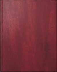 rido/idé Agenda Manager TM (2025), 2 Pages = 1 Semaine, 205 × 260 mm, 168 Pages, Couverture en Cuir synthétique Belnova, Marron Rouge