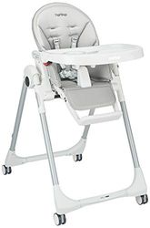 Peg Perego - Prima Pappa Follow Me, cadeira, cor cinzenta (Ice)