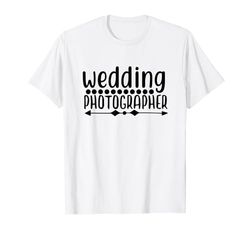 Fotógrafo de bodas divertido Hombre Cámara Camiseta