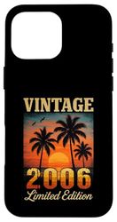 Vintage 2006 Limited Edition Retro Palm 19 Year Old Birthday Case for iPhone 16 Pro Max