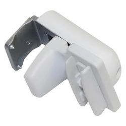 Gardinia 39-0150 Soporte de Sujeción Wohnidee de Metal sin Taladrar, Blanco