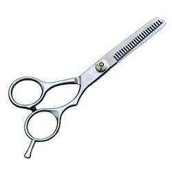 PARENCE.- Tijeras espesantes profesionales/tijeras de cepillo de dientes de acero inoxidable para engrosar el cabello - 14.5 cm
