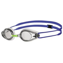 arena Tracks Óculos de natação unissexo, óculos de competição para adultos, lentes anti-embaciamento, proteção UV, 4 pontes nasais intercambiáveis, juntas de silicone
