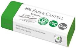 Faber-Castell Eraser Erasure PVC-Free & Dust-Free, Green