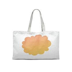Bonamaison Bolso De Mano Impreso, 100% Algodón, Bolso de la Compra Reutilizable, Bolso De Compras, Ecológico, Plegable, Bolso de Tela de Lona con Asas, 47x42 Cm - Diseñado y Fabricado en Turquía