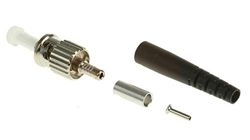 RS PRO LWL-connector, ST, multimode, Simplex, PC, ø 2 mm, 3 mm, 900 μm, zwart