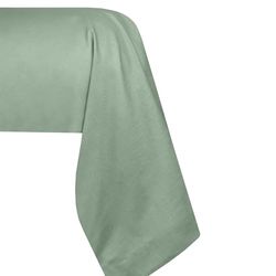 STOF - Bolster pillowcase - Size 45 x 185 cm - Quality cotton percale - 100% Oeko-Tex certified cotton - Colour Green - Elysee model - Bed linen for the home