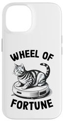 Wheel Of Fortune Cat Joke Robot Vacuum Cleaner Cat Case for iPhone 14