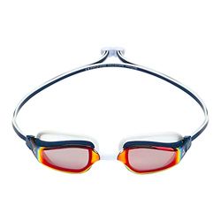 Aquasphere Fastlane Goggles, uniseks, RED TITANIUM MIROR, One Size UK
