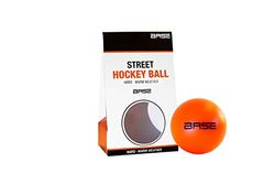 Base Balle de Hockey Unisexe - Dureté Dure - pour Tous Les revêtements - Idéal par Temps Chaud - en Ligne et streethockey - Orange - 6,5 cm