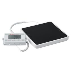 VEVOR Balance Pèse Personnes Médicale Portable Numérique Professionnelle, Tapis Antidérapant, 2 Unités kg/lb, Fonction Maintien et Tare, Capacité 250 kg, pour Médecin, Salle de Sport, Maison, Hôpital