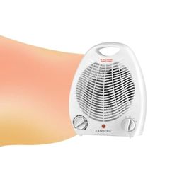 Kamberg - Ventilatorkachel voor badkamer - Extra verwarming - Laag verbruik - Stil - 2000 W - Wit