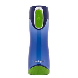Contigo Swish Autoseal drickflaska för barn, vattenflaska fri från skadliga ämnen och BPA, 100% läckagesäker, tål maskindisk, perfekt för förskola, skola och idrott, 500 ml