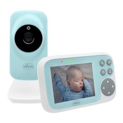 Chicco Baby Monitor Video Start, con Schermo a Colori 3.2 pollici, Portata 200 m, Visione Notturna Infrarossi, Funzione Smart Eco Mode, Batteria Ricaricabile