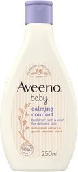 Aveeno Baby Calming Comfort Bedtime Bath and Wash, 250 ml (Pack of 1)