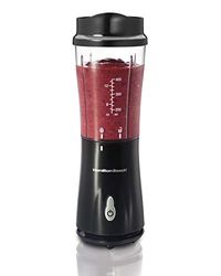 Hamilton Beach 51101B-CE Personal Blender van 0.4 L met Reisdeksel, Zwart