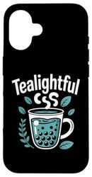 Tealightful Bubble Tea lascia il divertimento Custodia per iPhone 16