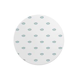 Questo Casa, Round Digital Printed Mouse Pad, Non-Slip Base, for Office and Home, Diameter:22cm