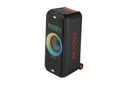 LG XBOOM XL7S Cassa Bluetooth 250W, Speaker Woofer 8'', Illuminazione Dinamica Personalizzabile, con Maniglia e Rotelle, Karaoke Professionale, Resistente agli Schizzi (IPX4), Autonomia 20 ore, Black