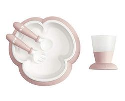 BabyBjörn Louça para bebé, 4 peças, rosa pastel