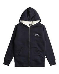 BILLABONG Sherpa ad Arco Maglia di Tuta, Marina Militare, 16 Anni Bambino