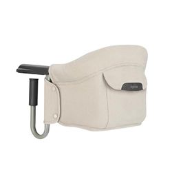 Inglesina Fast, Asiento de Mesa Plegable, Beige (Desert Beige), Fácil de Transportar, Lavable, Instalación Segura, Hasta 15 kg, 35 x 27 42 cm