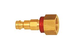 RIEGLER 107652-247.68 NW 5 - Pezón inconfundible (latón desnudo, G 1/4 IG, marrón, 1 unidad)